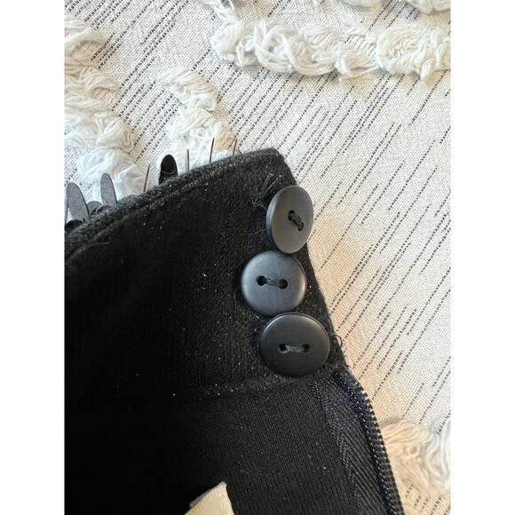 Maggie London Sleeveless Beaded High Neck Collar Tank Cocktail Dress Size 6 - Picture 9 of 11